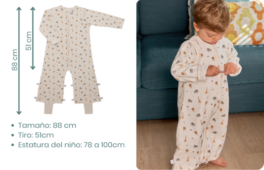 1-3 years size guide
