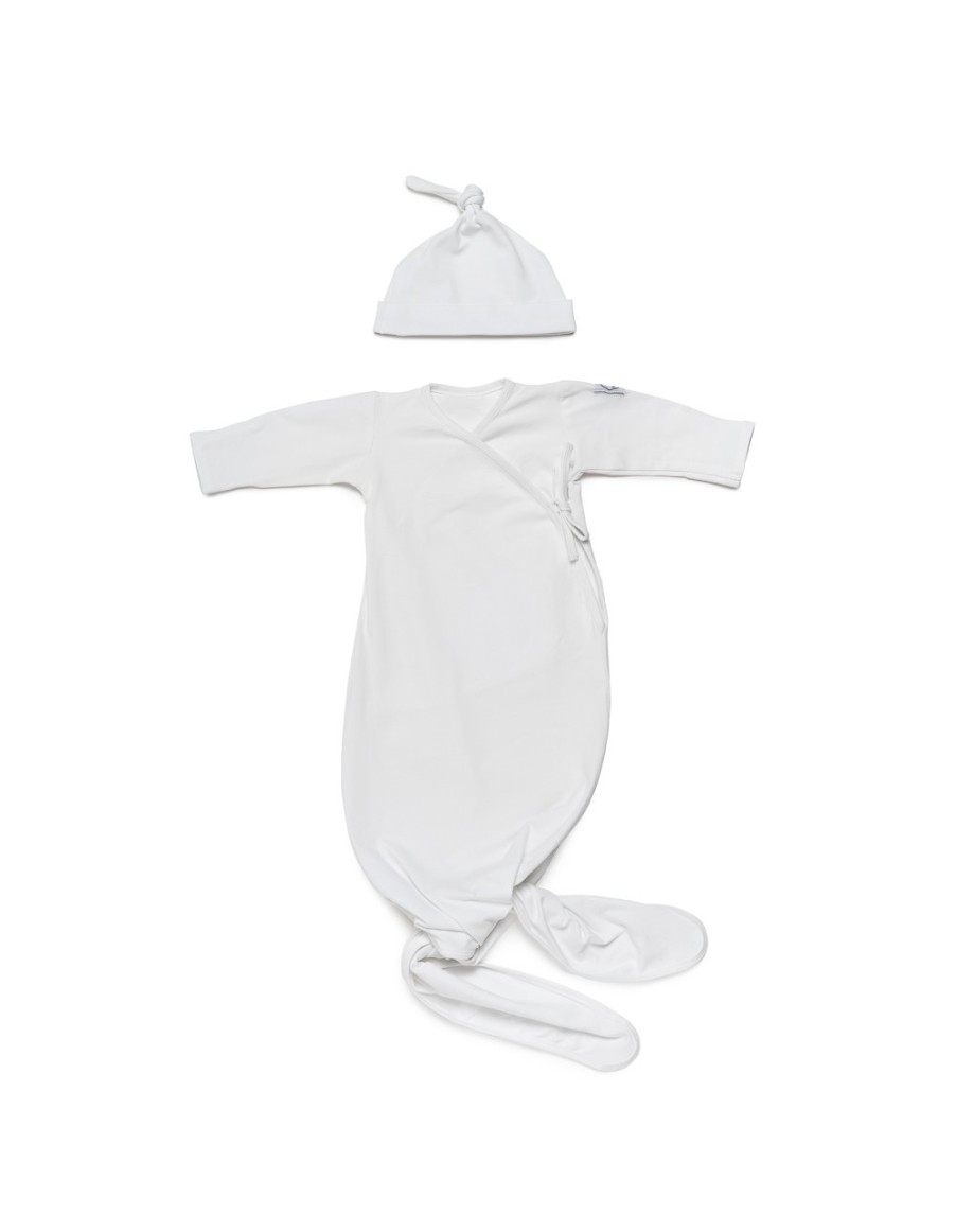 Pijama saco recién nacido color blanco