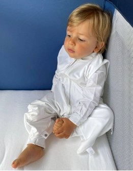 Pijama blanco TOG 0,5_piernas ajustables
