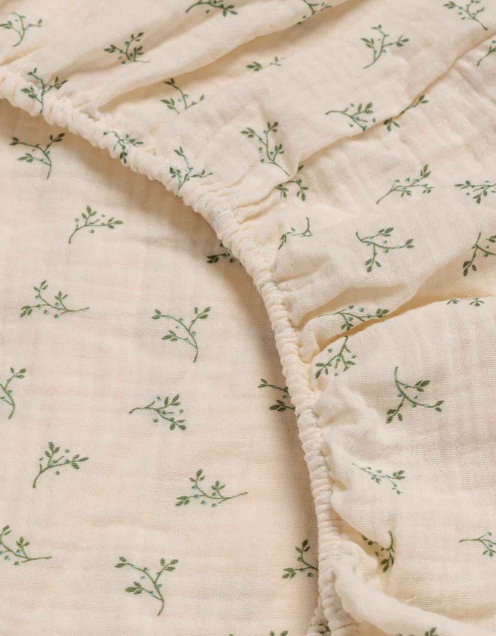 Sábana bajera ajustable Olive Cream