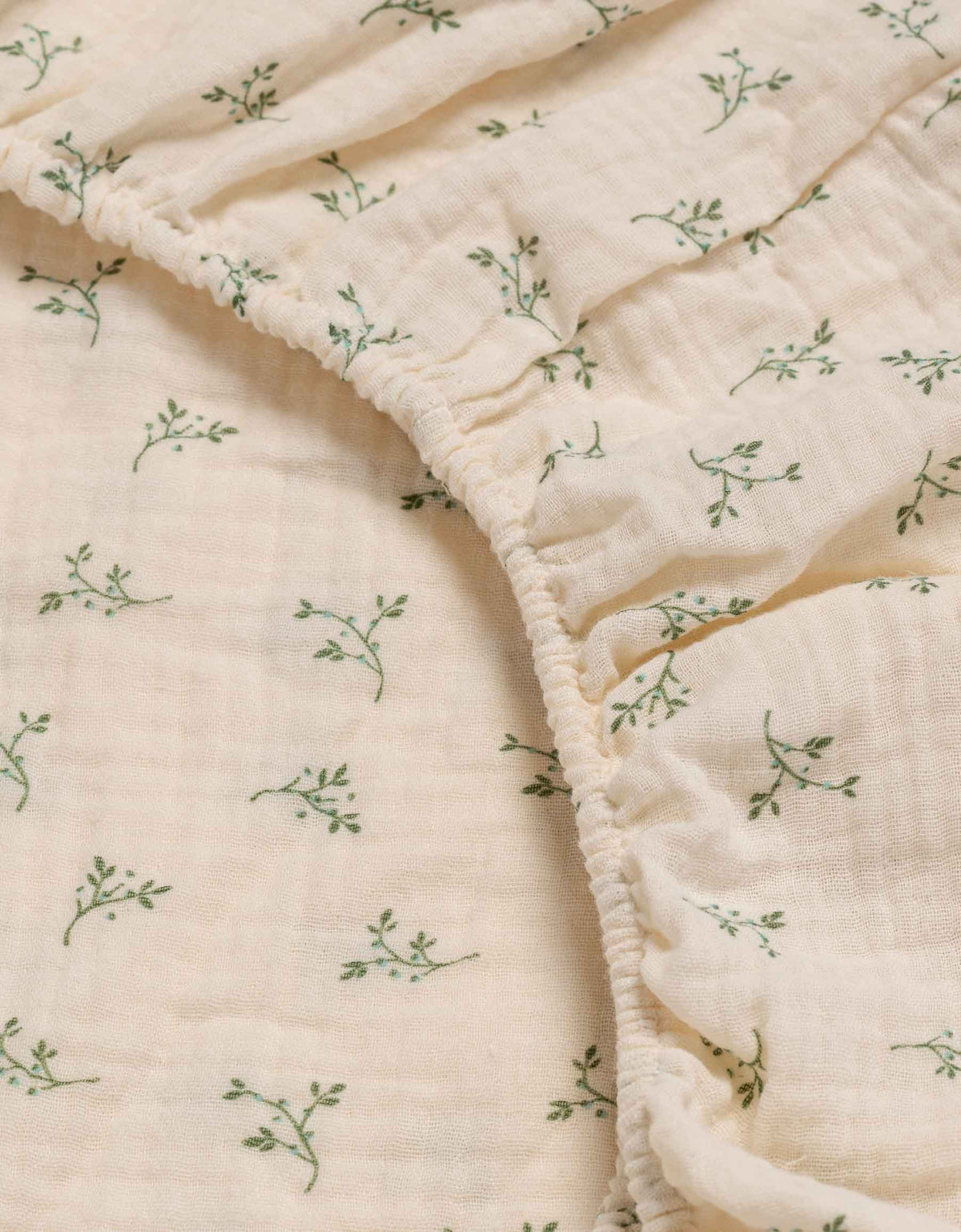 Sábana bajera ajustable Olive Cream