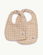 Babero muselina Vichy Sand pequeño