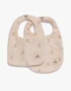 Muslin bib Ducks small