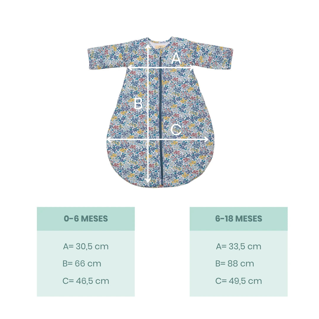 Gigoteuse bébé hiver Liberty Bleu TOG 2,5