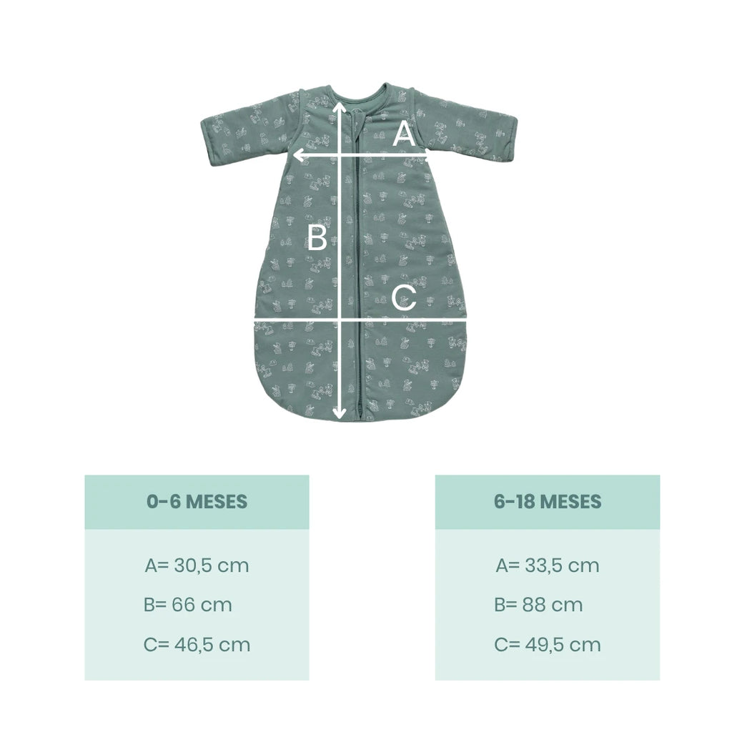 Gigoteuse bébé mi-saison Forêt TOG 1,5