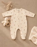 pijama bebé algodón orgánico estampado patos - petite marmotte