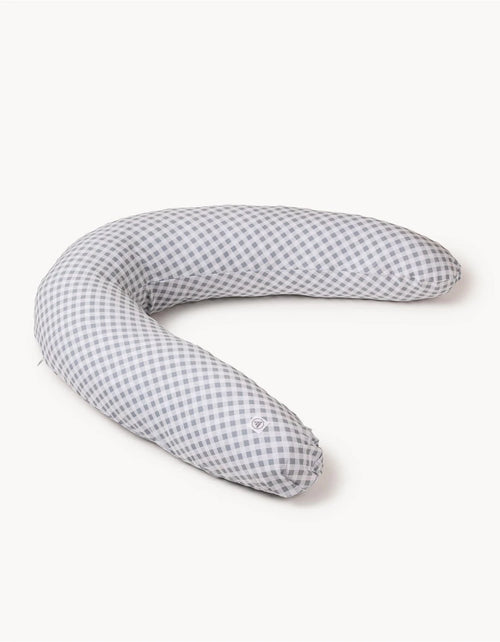 Cojín de maternidad XL Vichy Gris Petite Marmotte