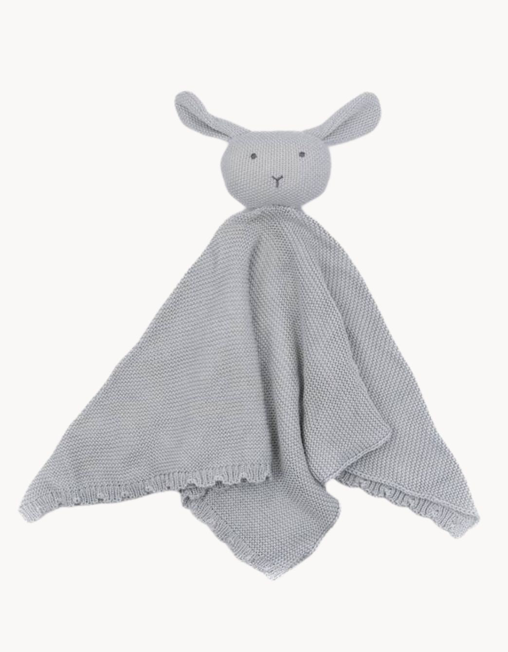 Doudou de Punto de Bambú - Conejito Gris