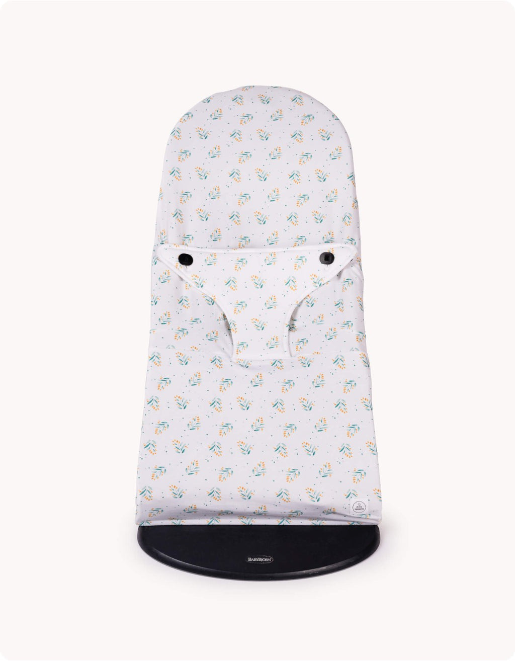 Funda para hamaca BabyBjörn Leaves en algodón orgánico estampado hojas
