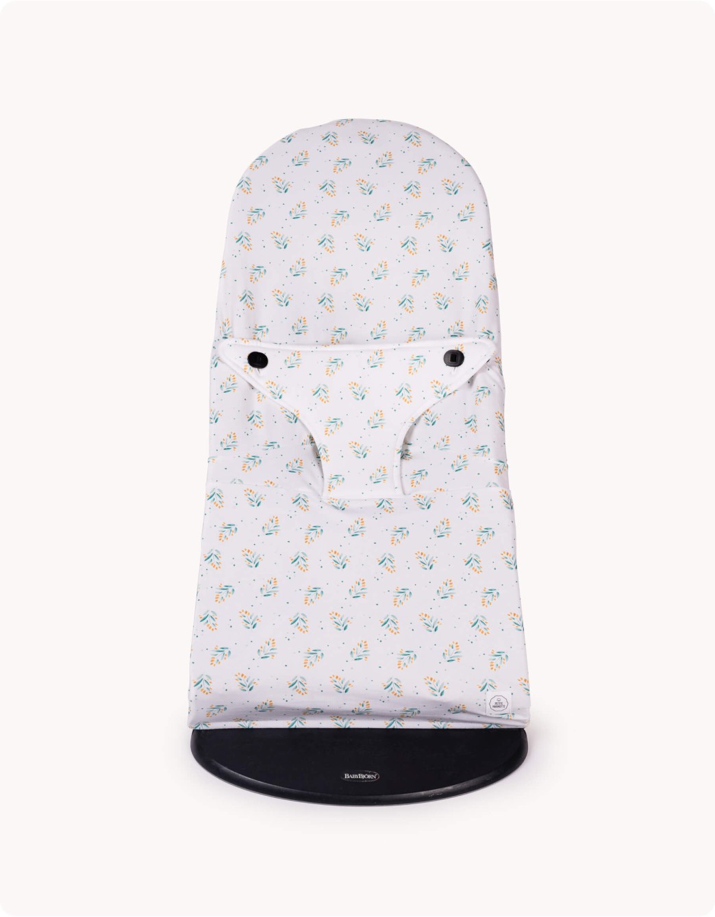 Funda para hamaca BabyBjörn Leaves en algodón orgánico estampado hojas