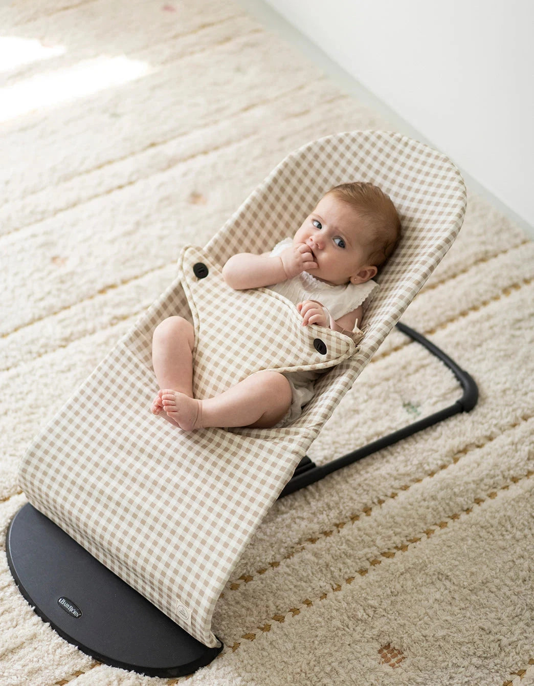 BabyBjörn Vichy Sand Cover for Baby - Petite Marmotte
