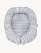 Funda nido vichy gris