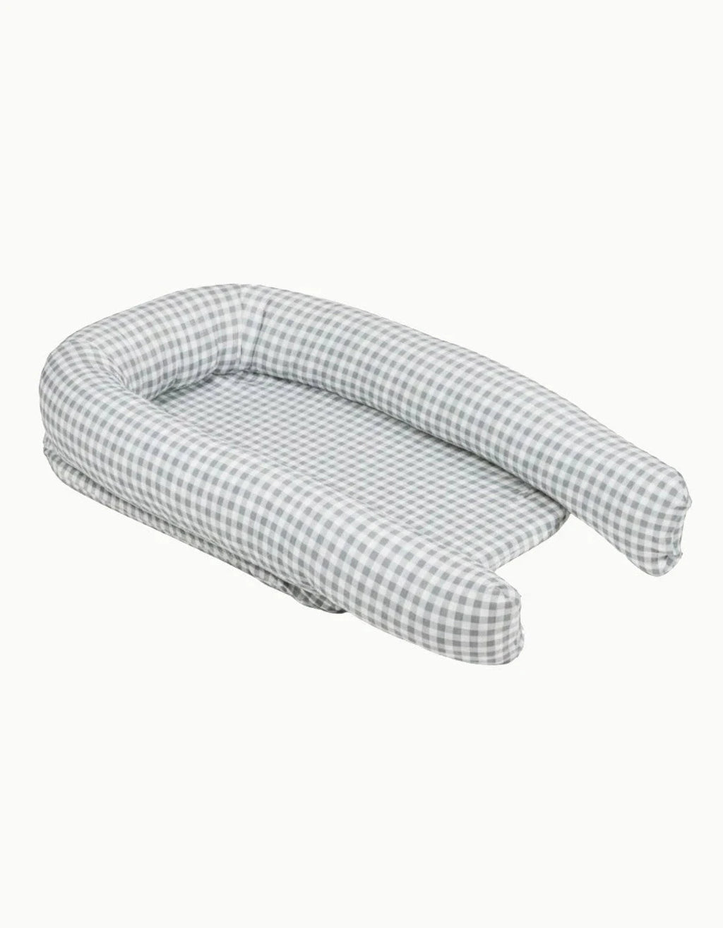 Funda nido vichy gris Petite Marmotte