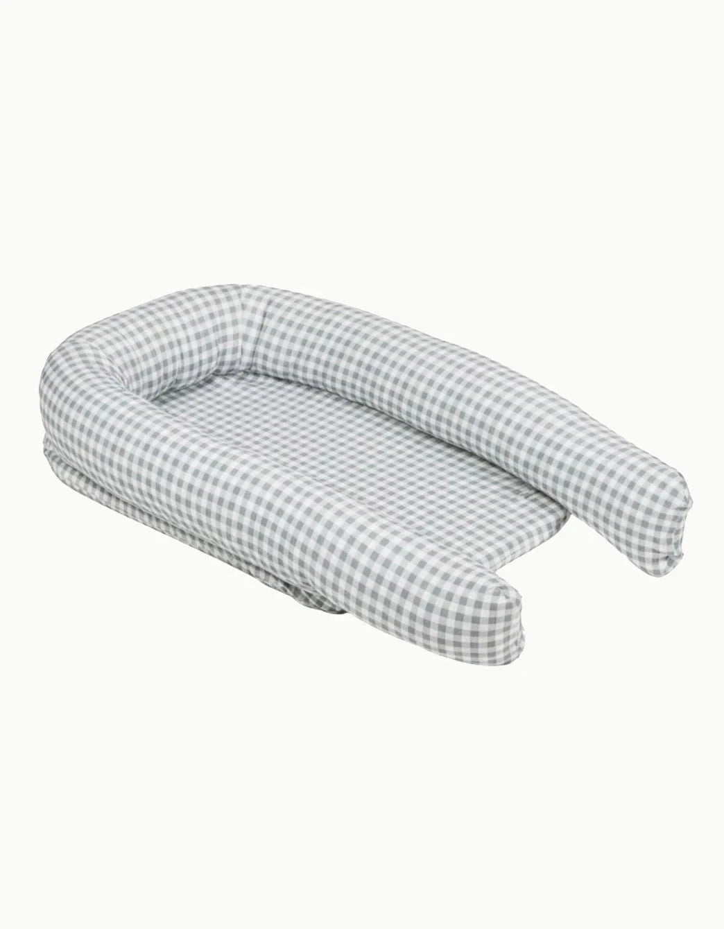 Funda nido vichy gris Petite Marmotte