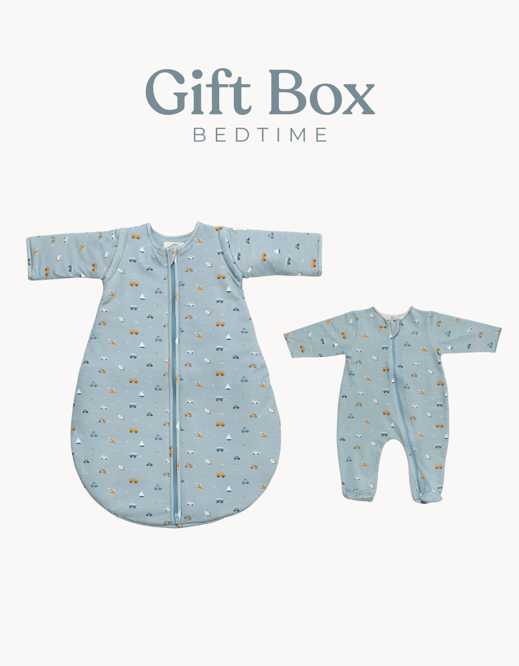 Gift Box Bedtime Set Vehicles