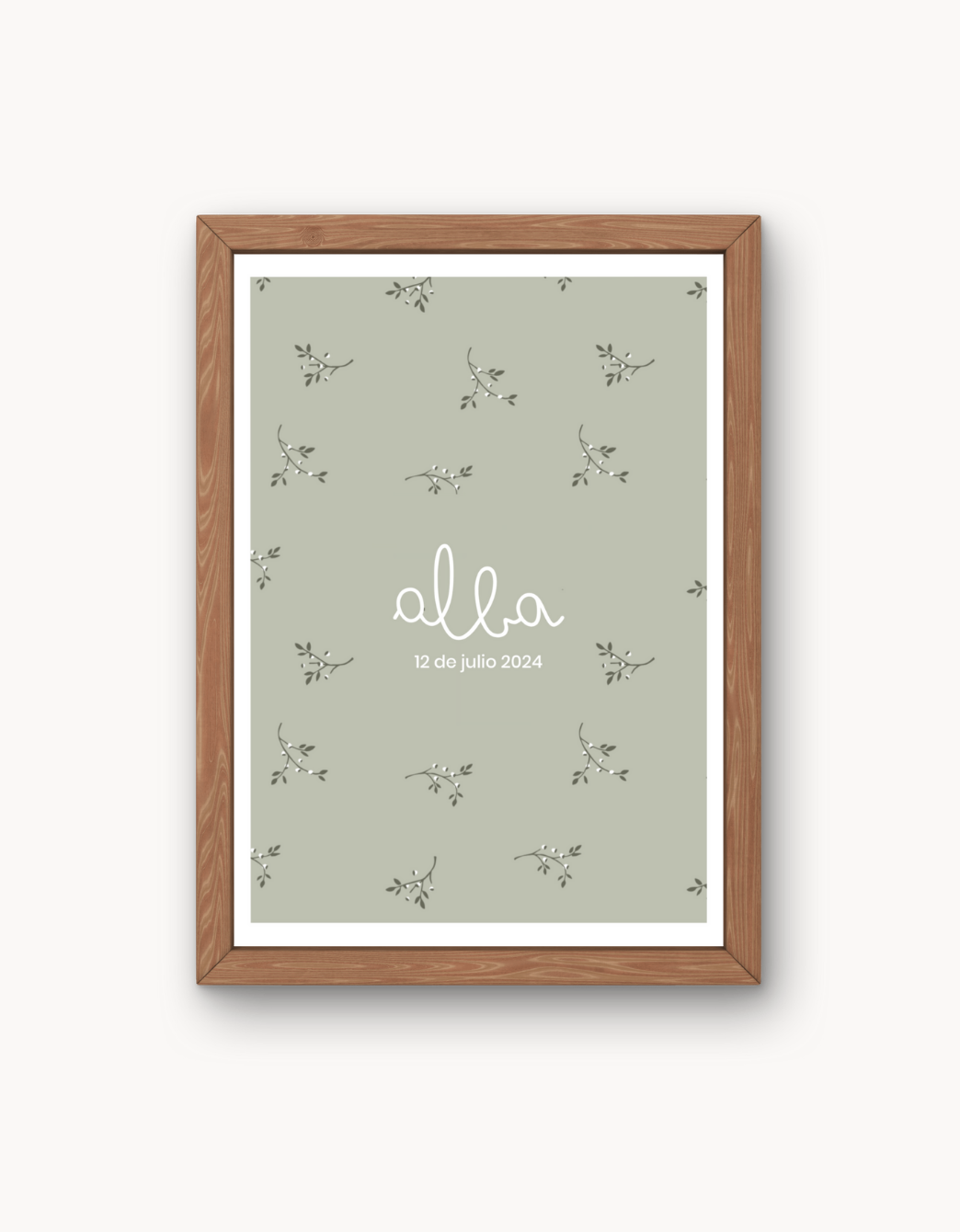 Affiche personnalisée Olive