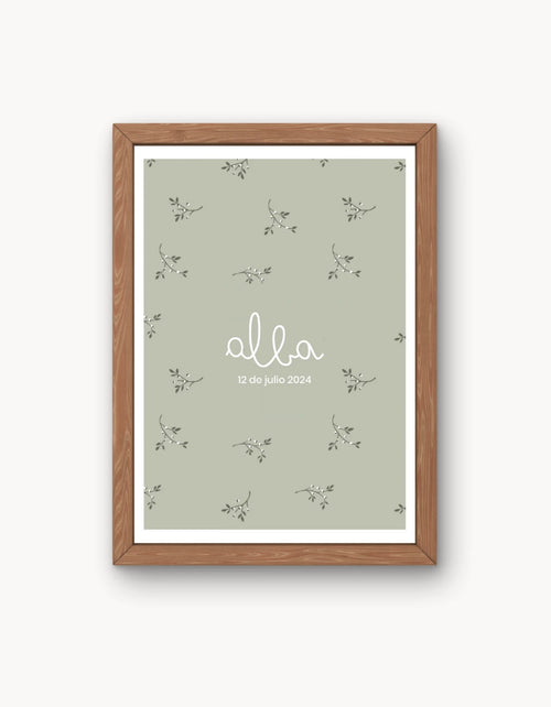 Lámina personalizada Olive Petite Marmotte