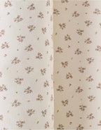 Tejido de algodón orgánico con estampado floral Bouquet para nido bebé Petite Marmotte