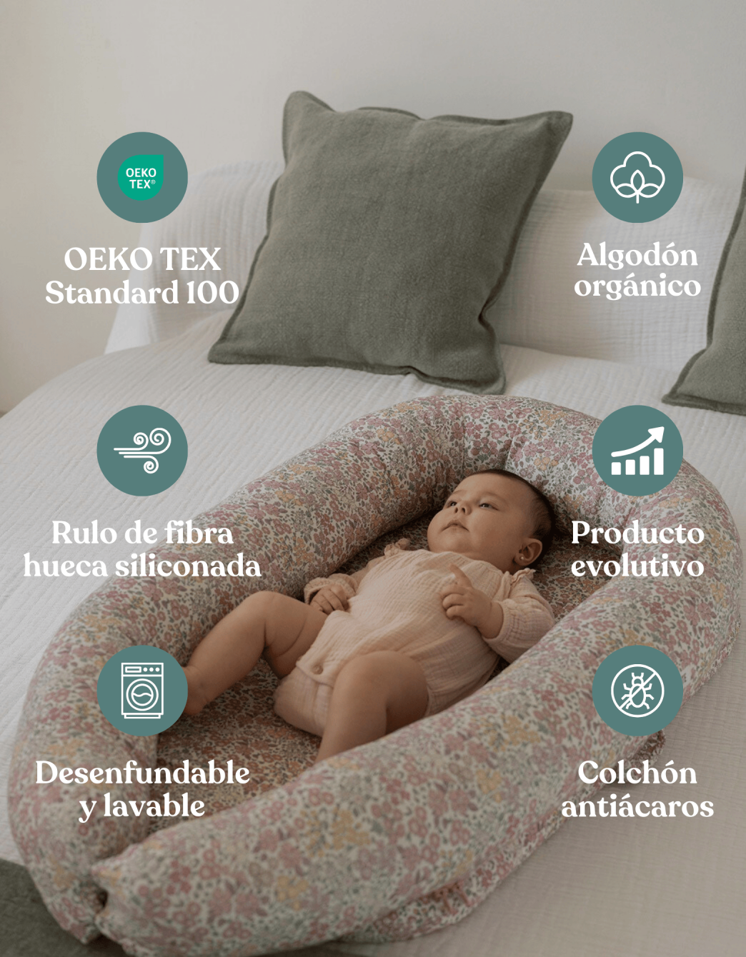 Nido Colecho Liberty Rosa
