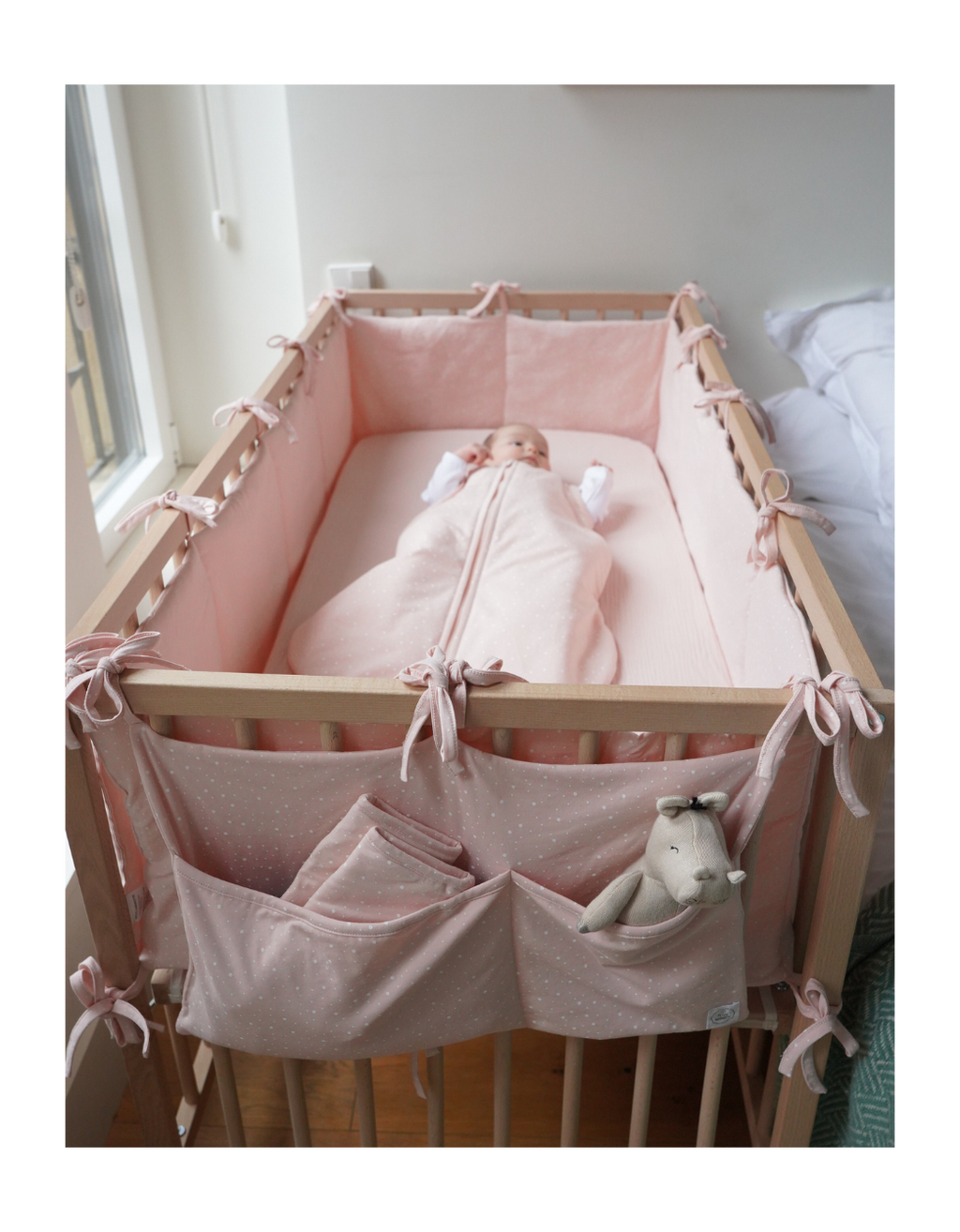 Organizador de Cuna Pink Dots