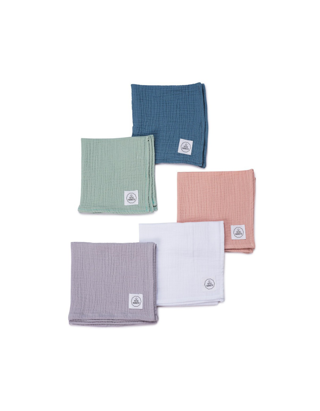 Lot de 2 mini mousselines