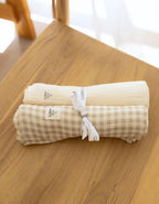 Pack Muselina Vichy Sand + Crudo