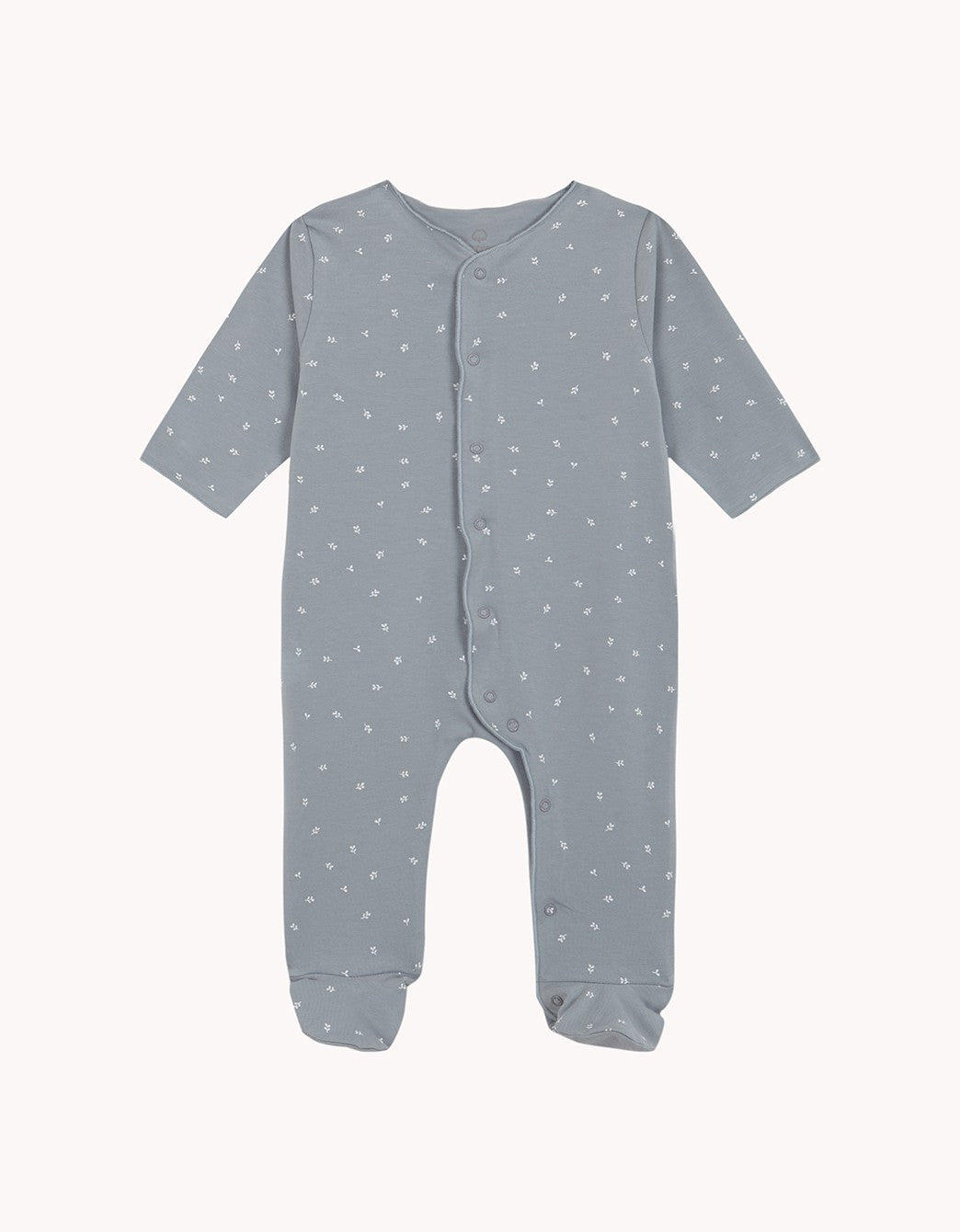 Pyjama bébé Feuilles Blanches