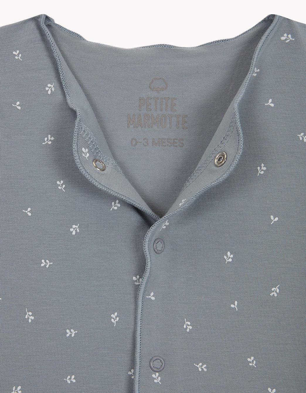 Pijama bebé Hojas Blancas Petite Marmotte