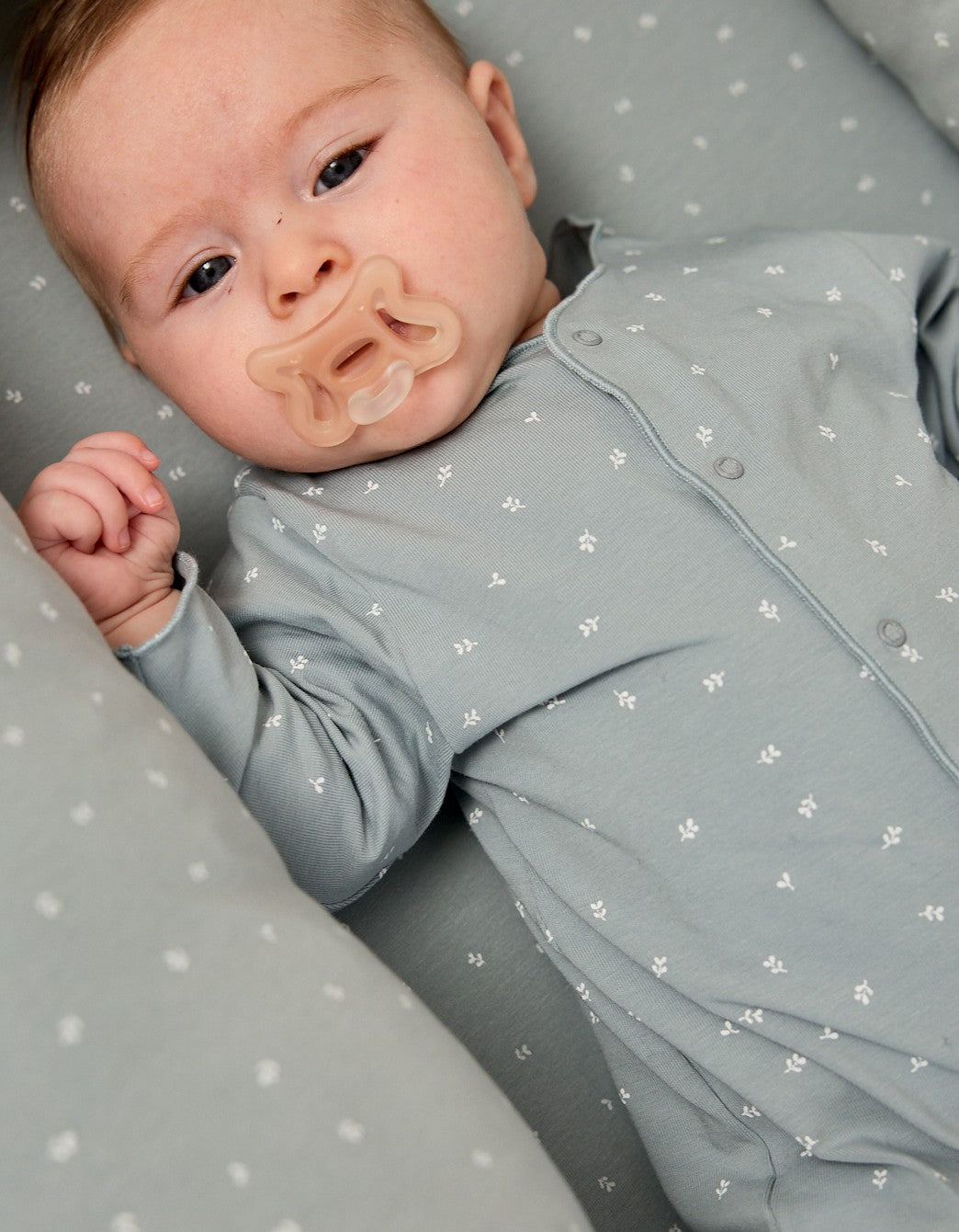Pijama bebé Hojas Blancas Petite Marmotte