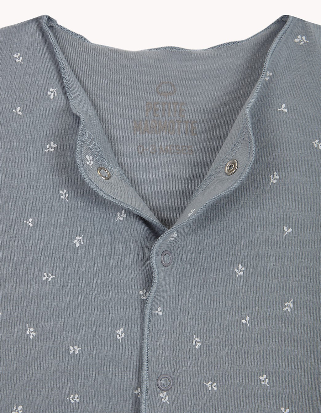 Pijama bebé Hojas Blancas
