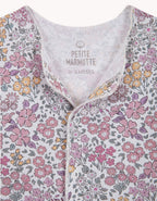 Pijama bebé Liberty Rosa Petite Marmotte