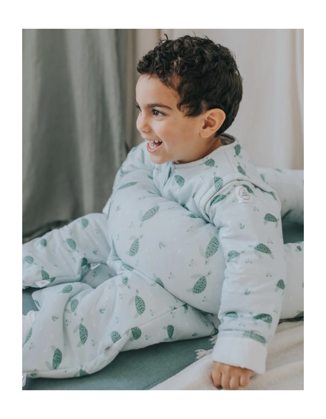 Pijama manta Entretiempo Tortugas TOG 1,5 Petite Marmotte
