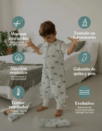 Pijama manta Entretiempo Tortugas TOG 1,5 Petite Marmotte