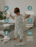 Pijama manta Entretiempo Tortugas TOG 1,5