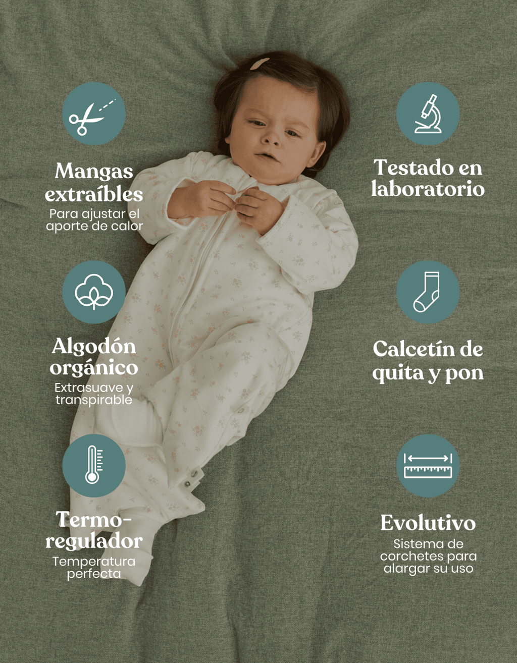 Pijama manta Entretiempo Blossom TOG 1,5