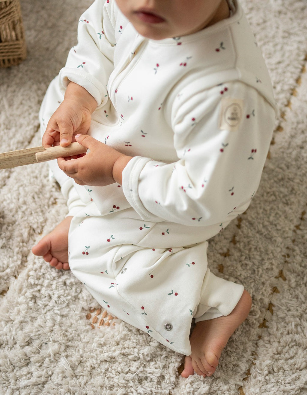 Pijama manta Entretiempo Cherries TOG 1,5