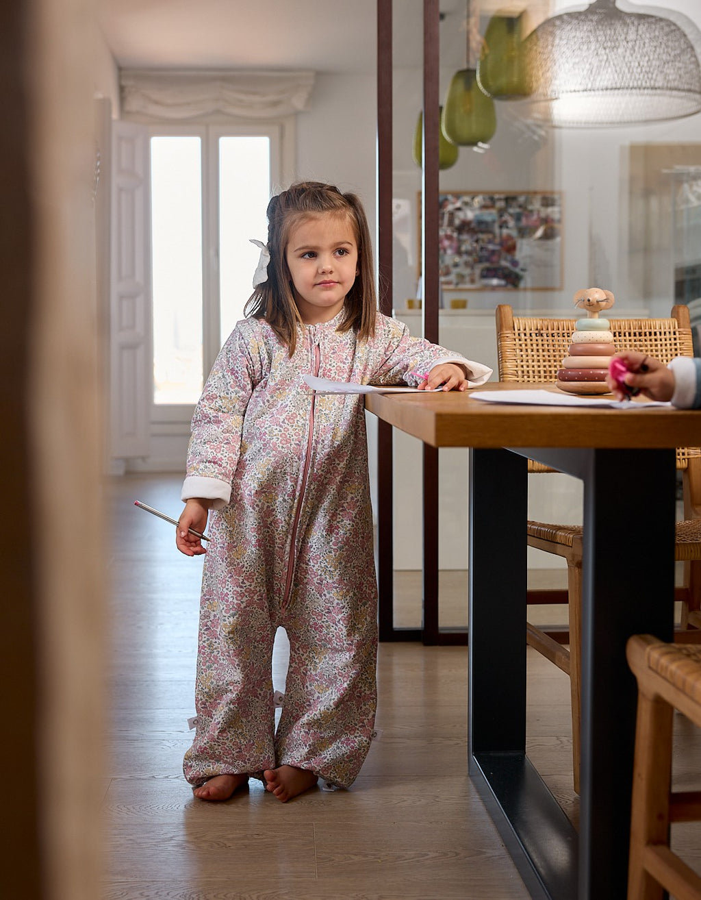 Pijama manta Entretiempo Liberty Rosa TOG 1,5
