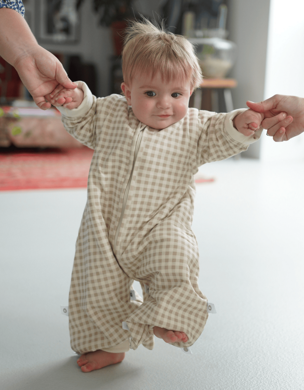 Pijama manta Entretiempo Vichy Sand TOG 1,5