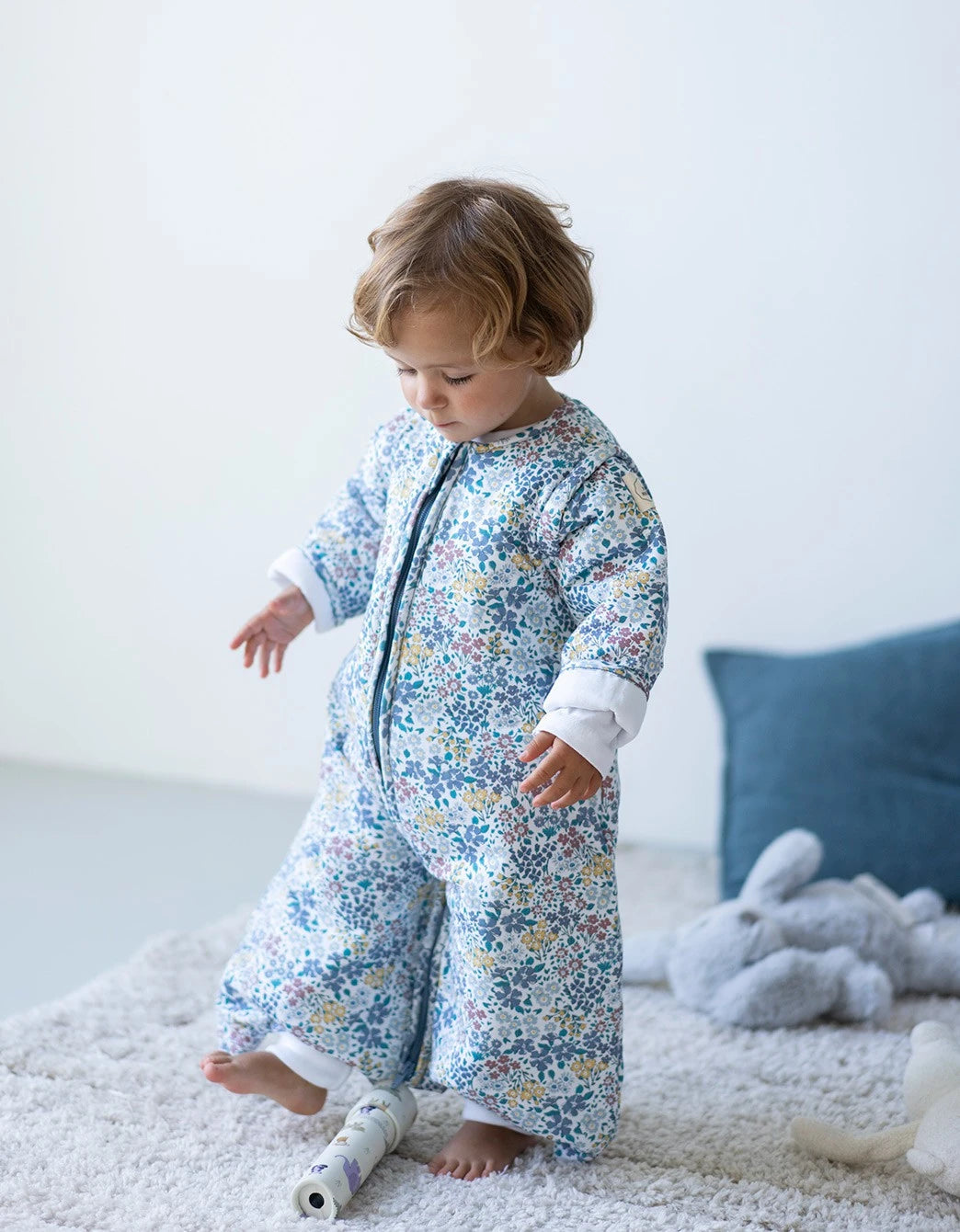 Pijama manta invierno Liberty Azul TOG 2,5 Petite Marmotte