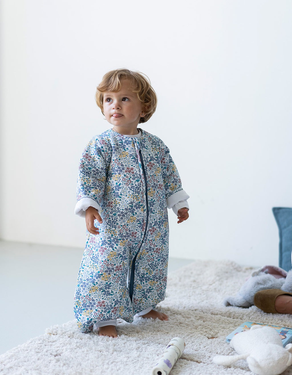 Pijama manta invierno Liberty Azul TOG 2,5