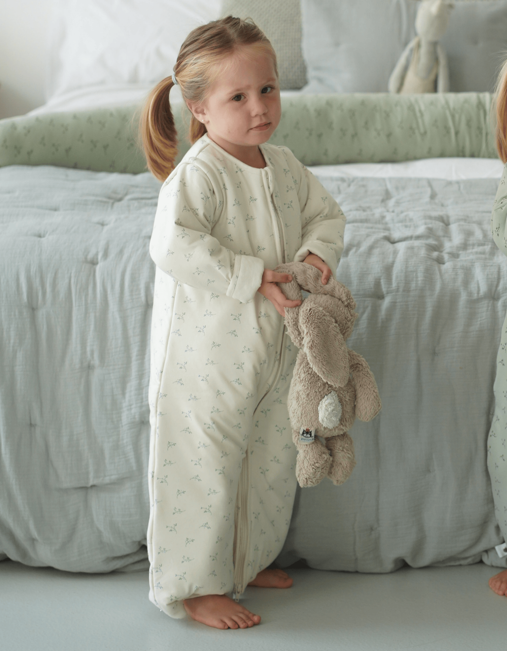 Olive Cream Winter Blanket Pyjamas TOG 2.5