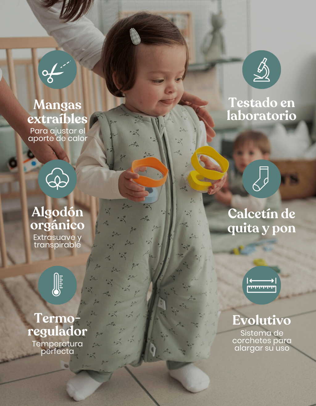 Pijama manta invierno Olive TOG 2,5