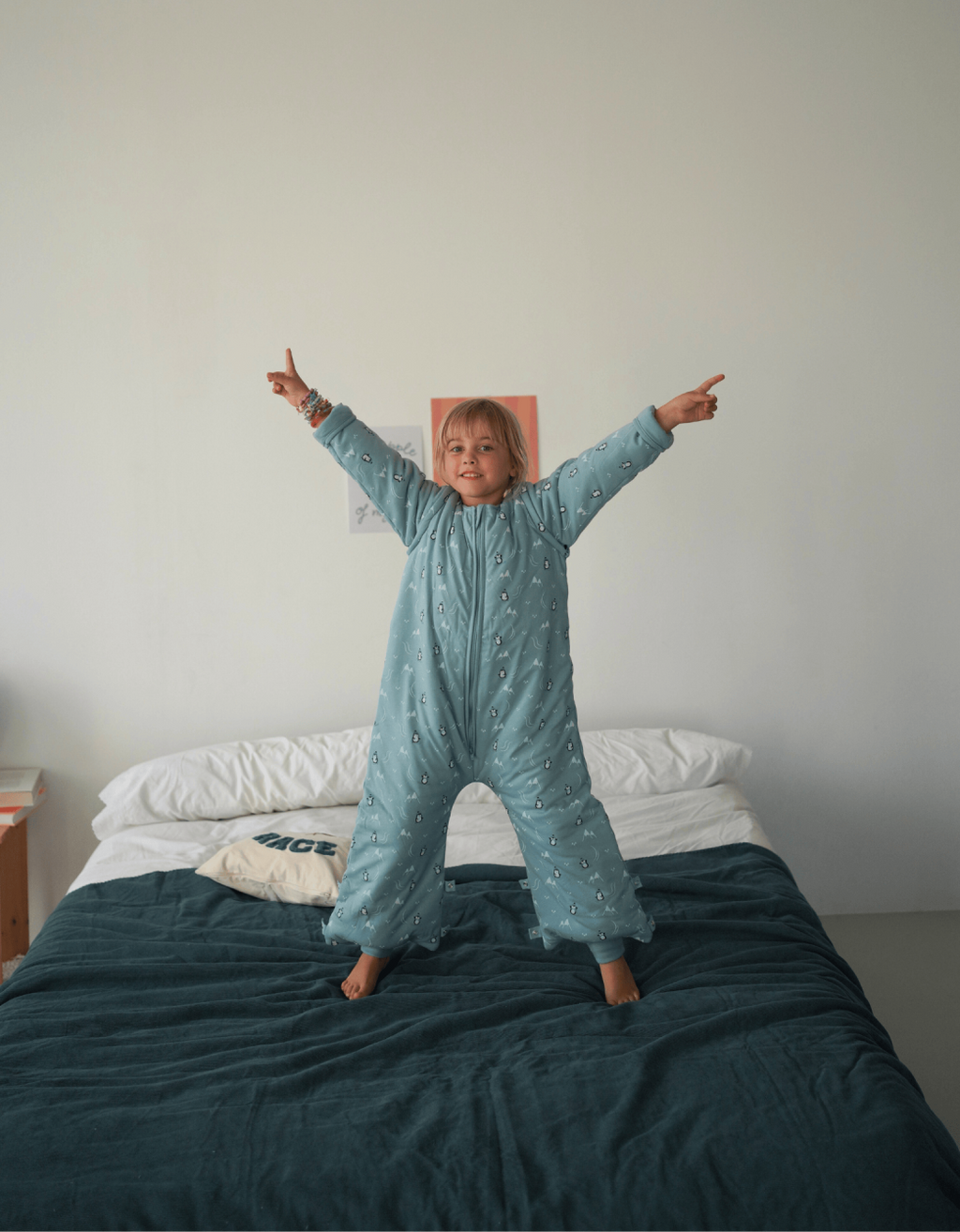 Pijama manta invierno Pingüinos TOG 2,5