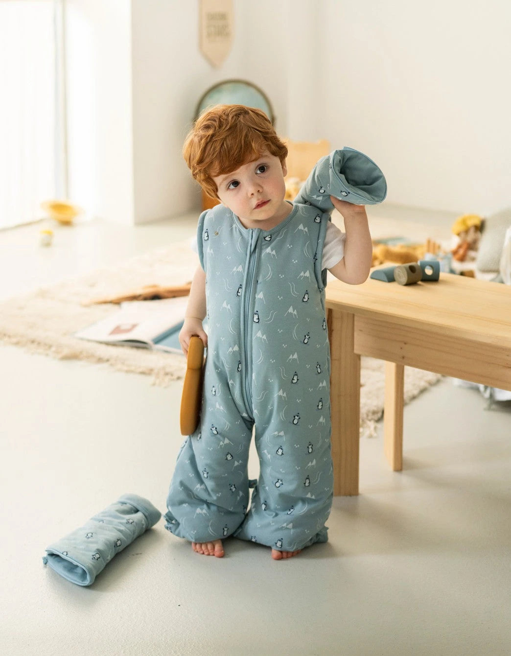 Pijama manta invierno Pingüinos TOG 2,5 Petite Marmotte