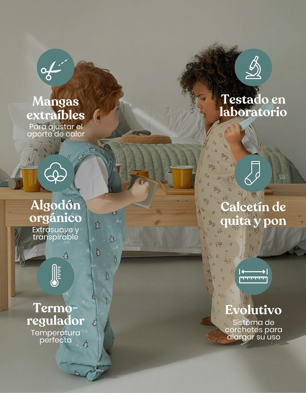 Pijama manta invierno Pingüinos TOG 2,5