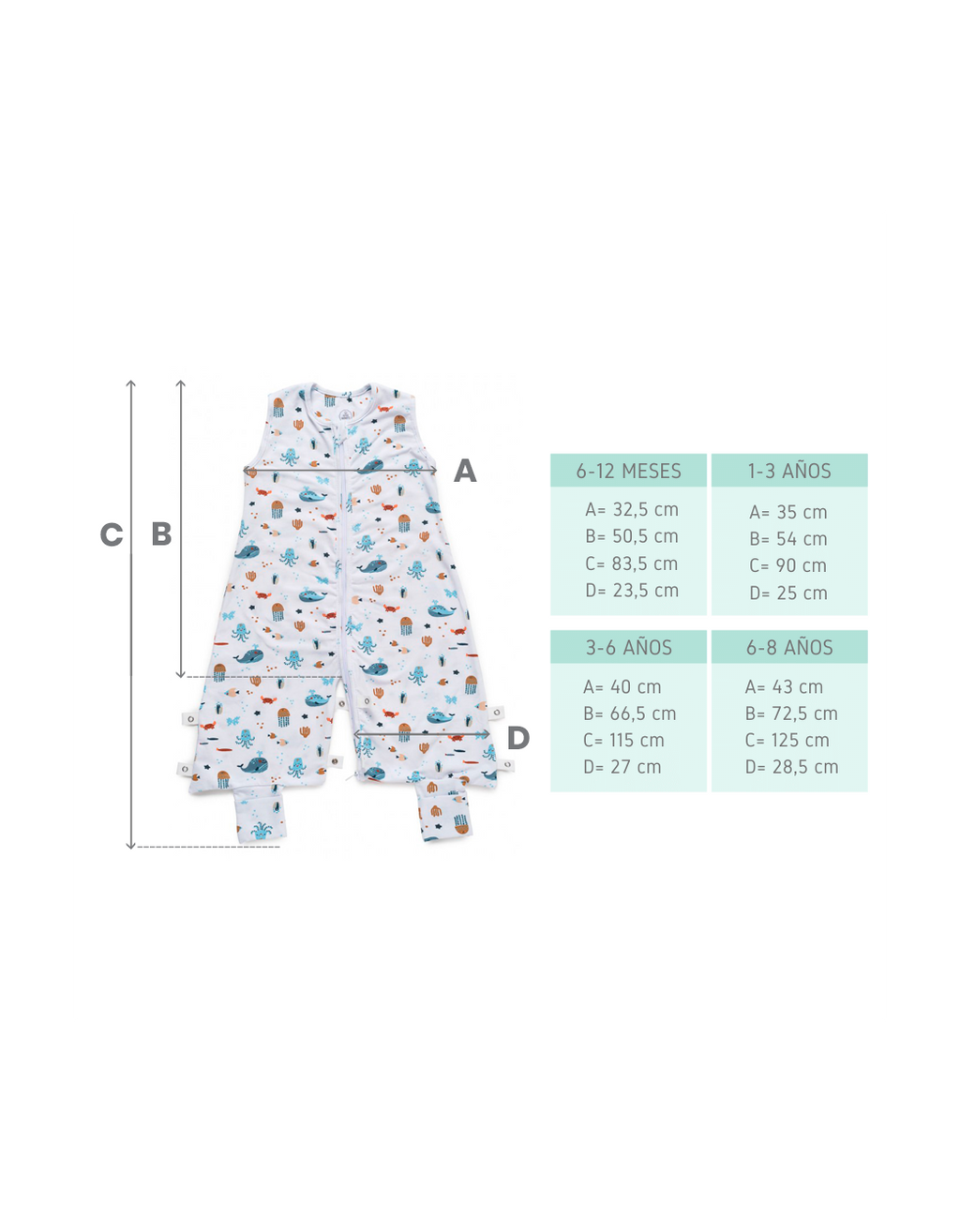 Pijama de verano Sea TOG 0,5
