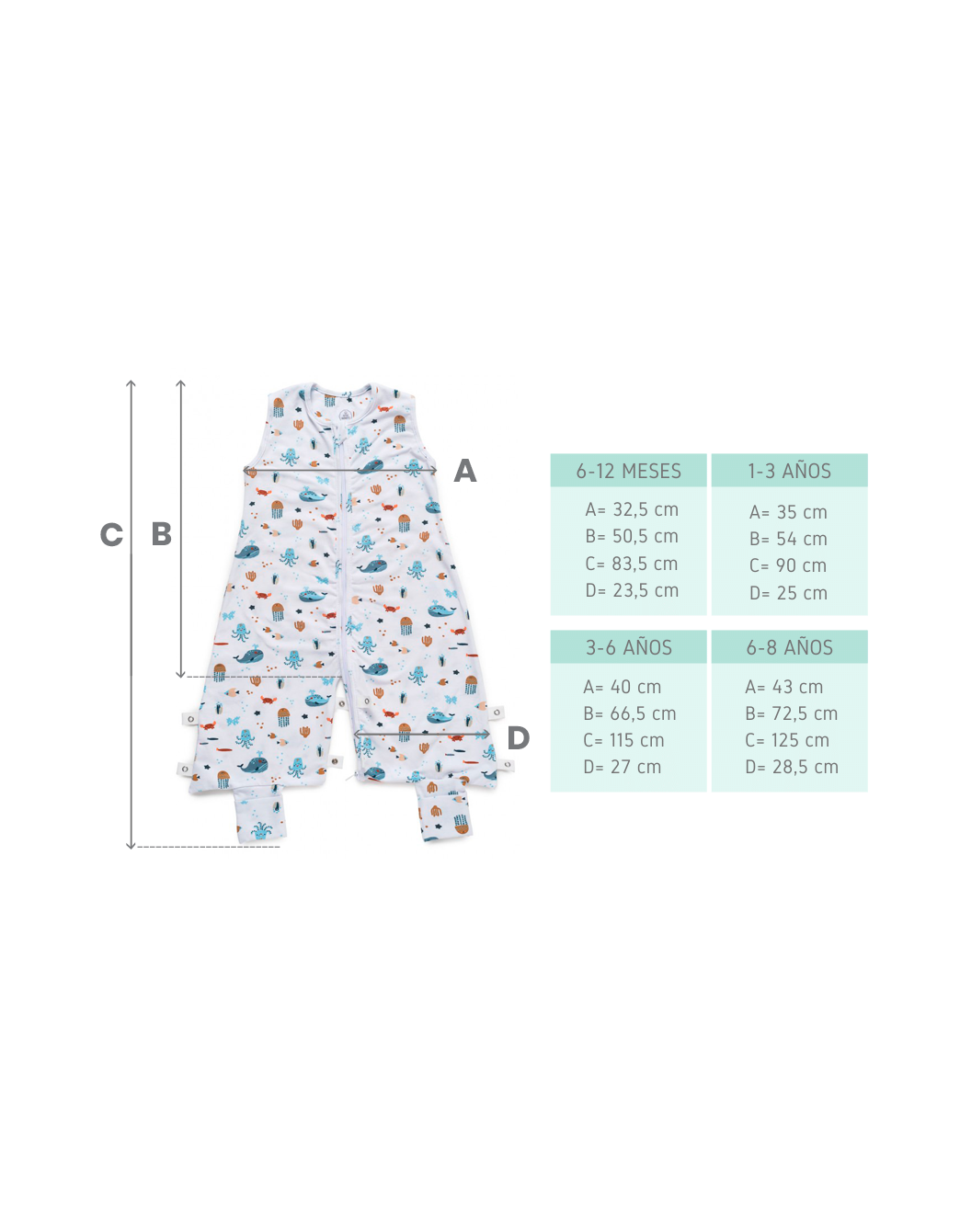 Pijama de verano Sea TOG 0,5