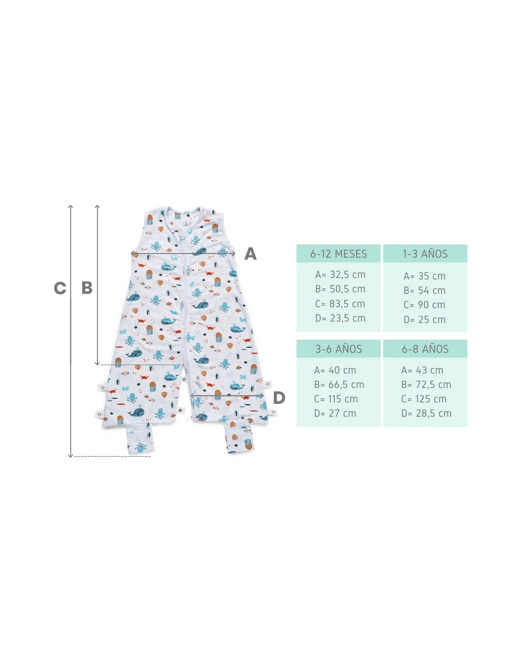Pijama de verano Sea TOG 0,5 Petite Marmotte
