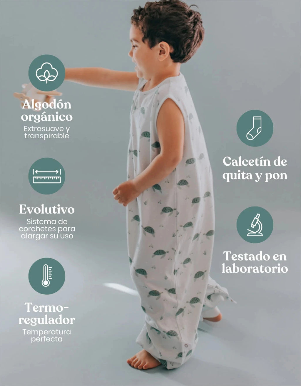 Pijama Tortugas TOG 0,5 Petite Marmotte