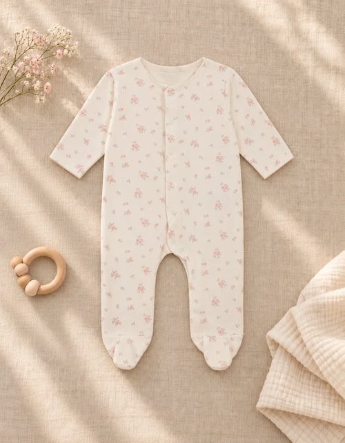 pijama bebé florecitas - petite marmotte